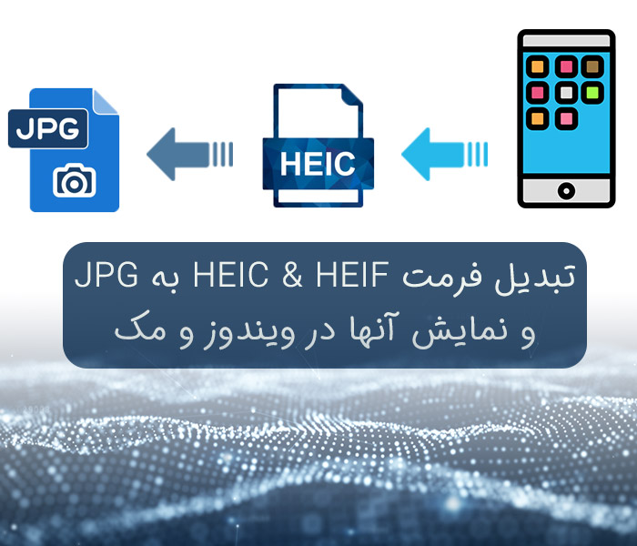 تبدیل فرمت HEIC & HEIF به JPG و نمایش آنها در ویندوز و مک